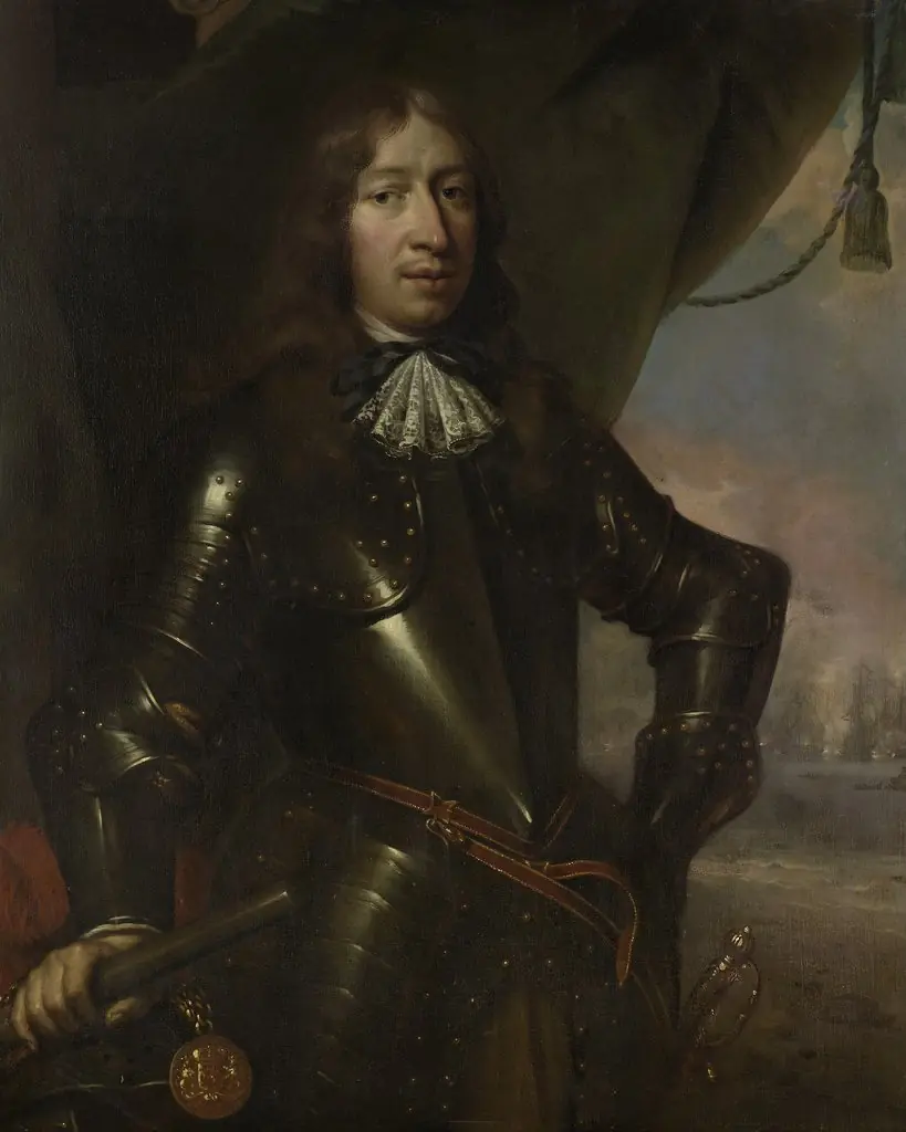 Portrait of Willem Joseph Baron van Ghent (1626-72), vice-admiral, by Jan de Baen, oil, 1660