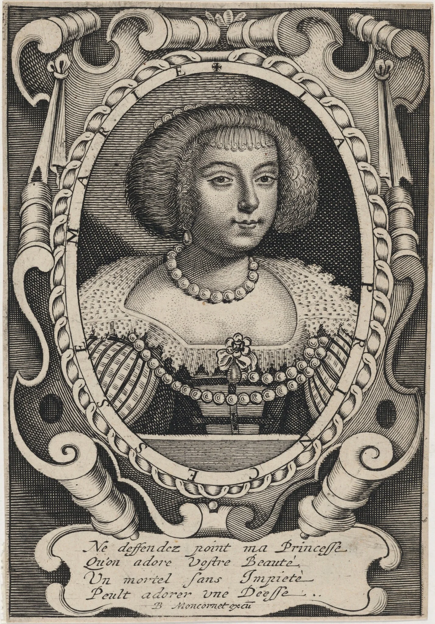 Henrietta Maria, Queen of Charles I, detail