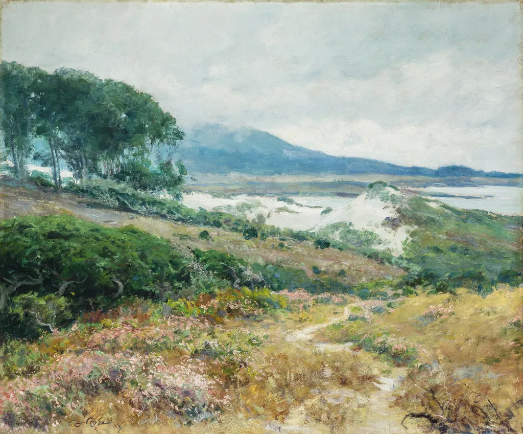 Carmel Dunes, by Guy Rose, oil, 1906