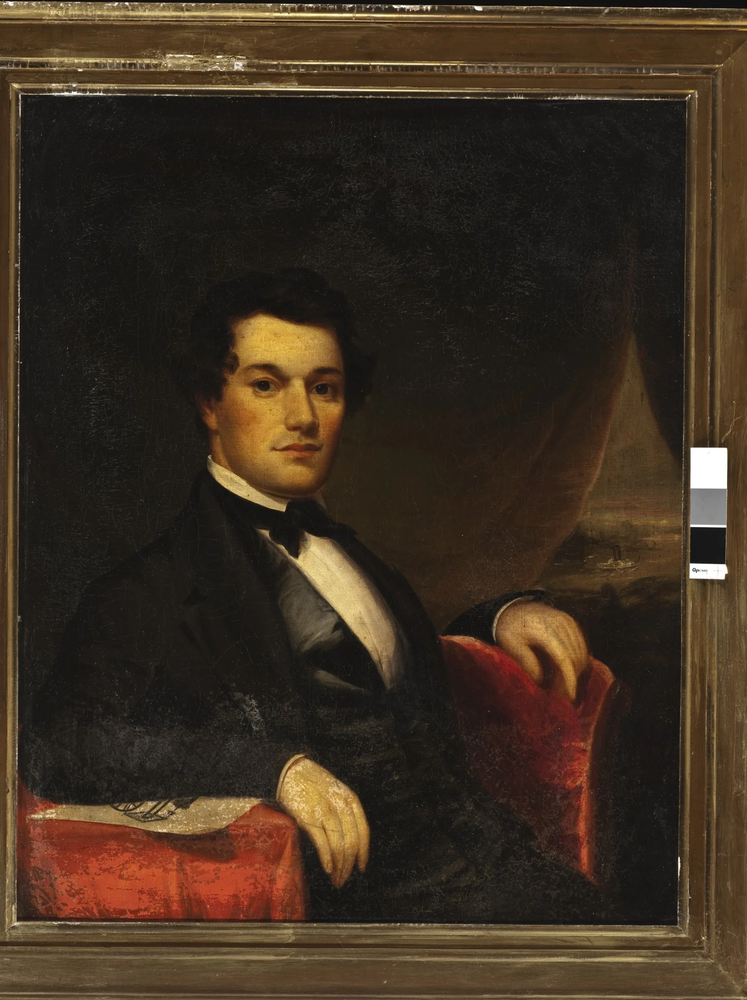 Portrait of Captain William J. Ferrell, detail