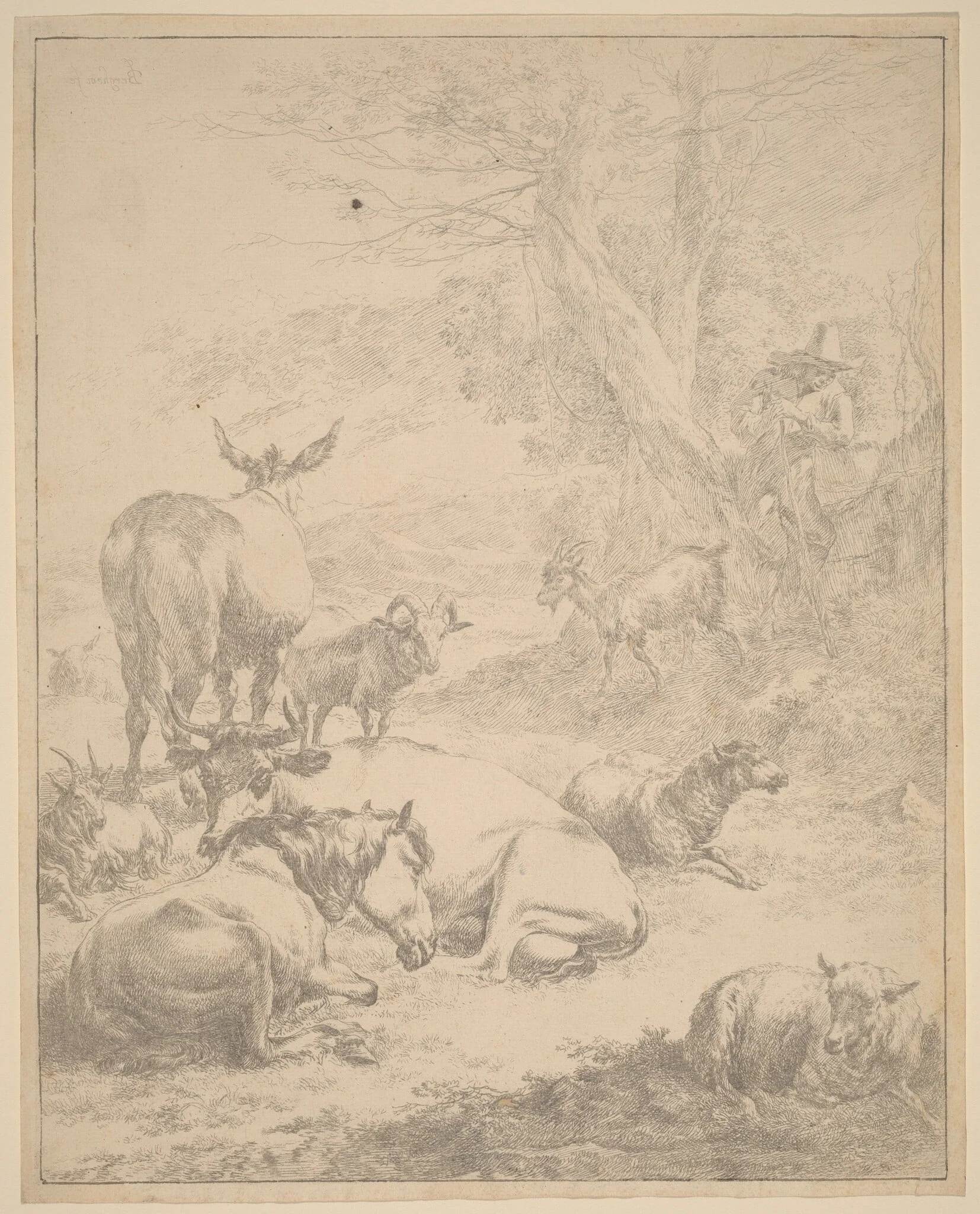 Resting Herd, detail