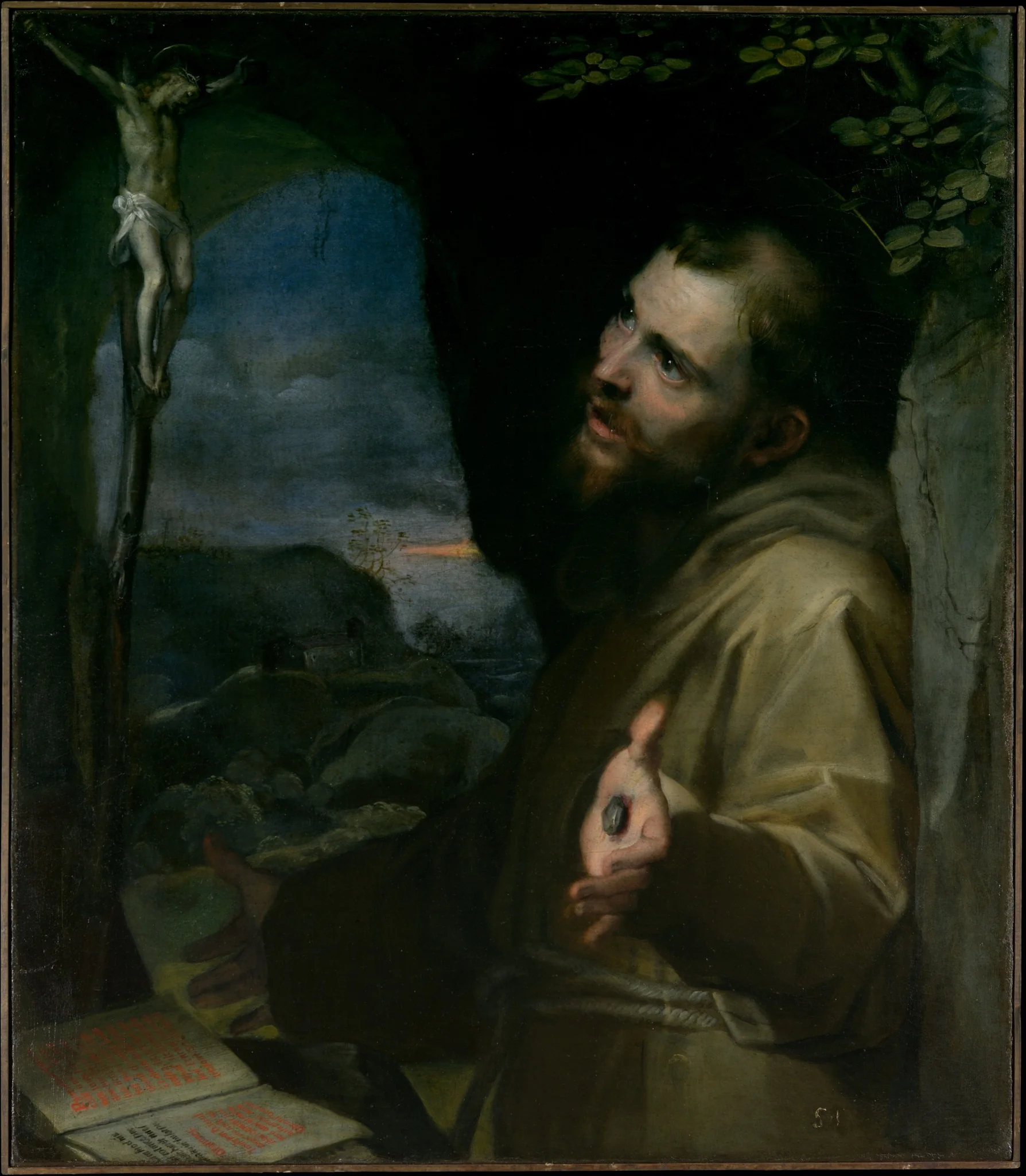 Saint Francis, detail