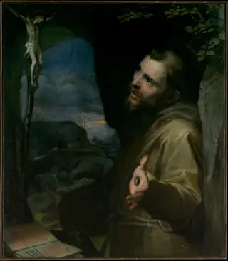 Saint Francis, by Federico Barocci, oil, 1600