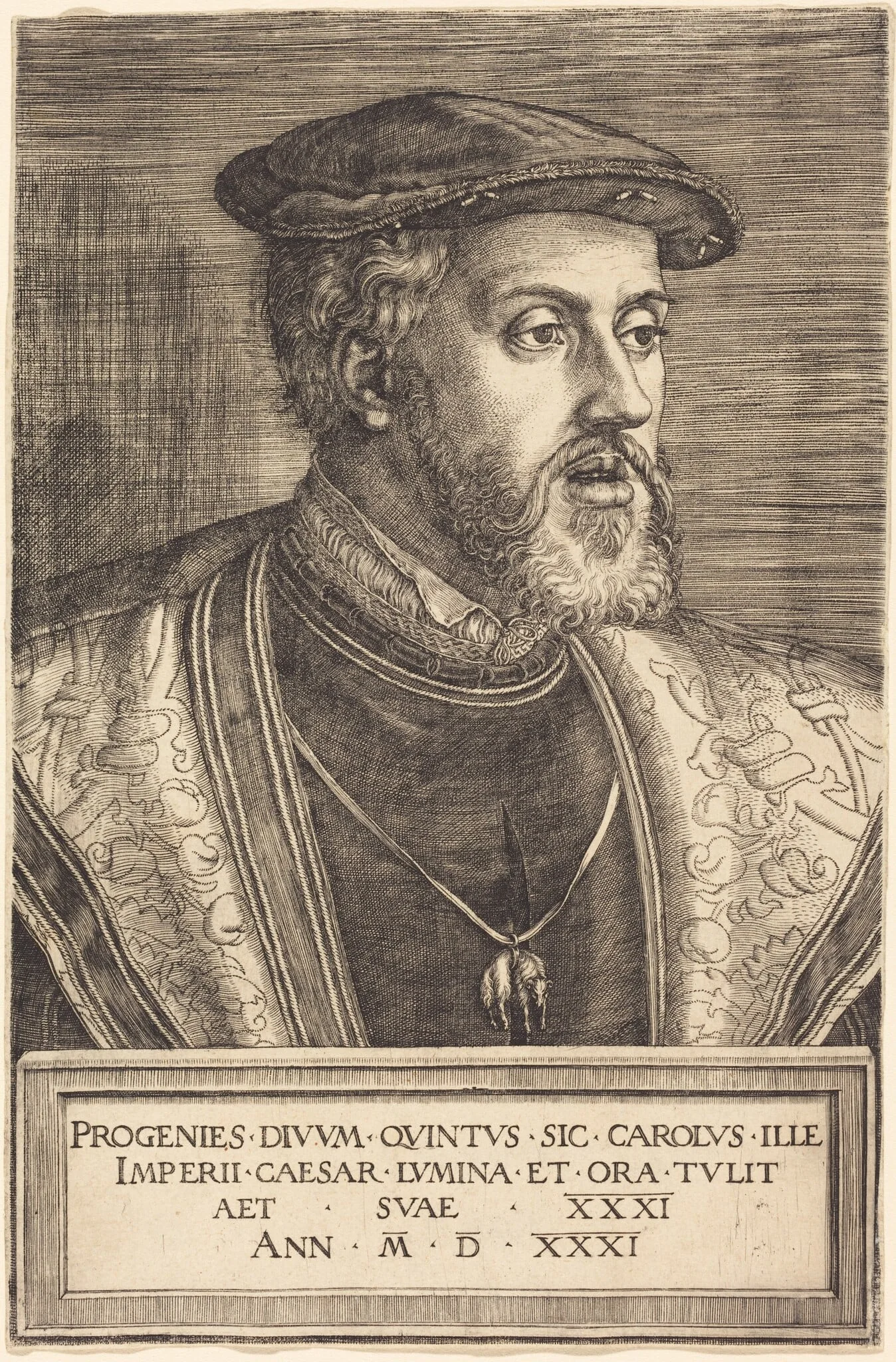 Emperor Charles V, detail