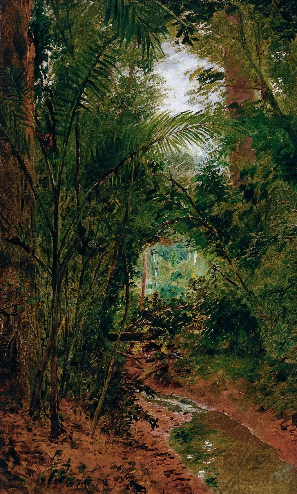 Landscape at the Rio das Pedras, by José Ferraz de Almeida Júnior, oil