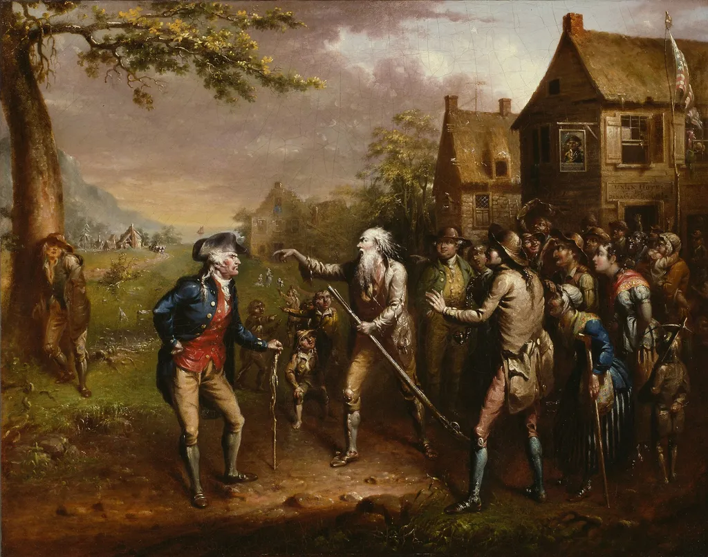Rip Van Winkle, by John Quidor, oil, 1829
