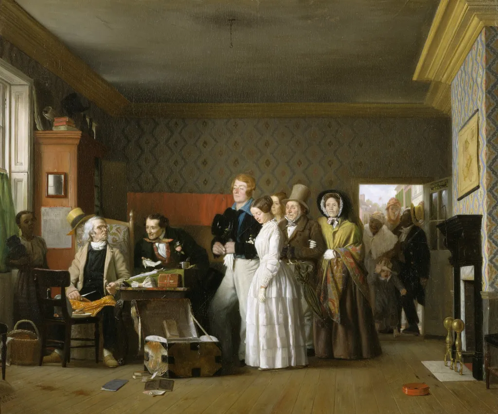 The Sailor’s Wedding, by Richard Caton Woodville, Sr., oil, 1852
