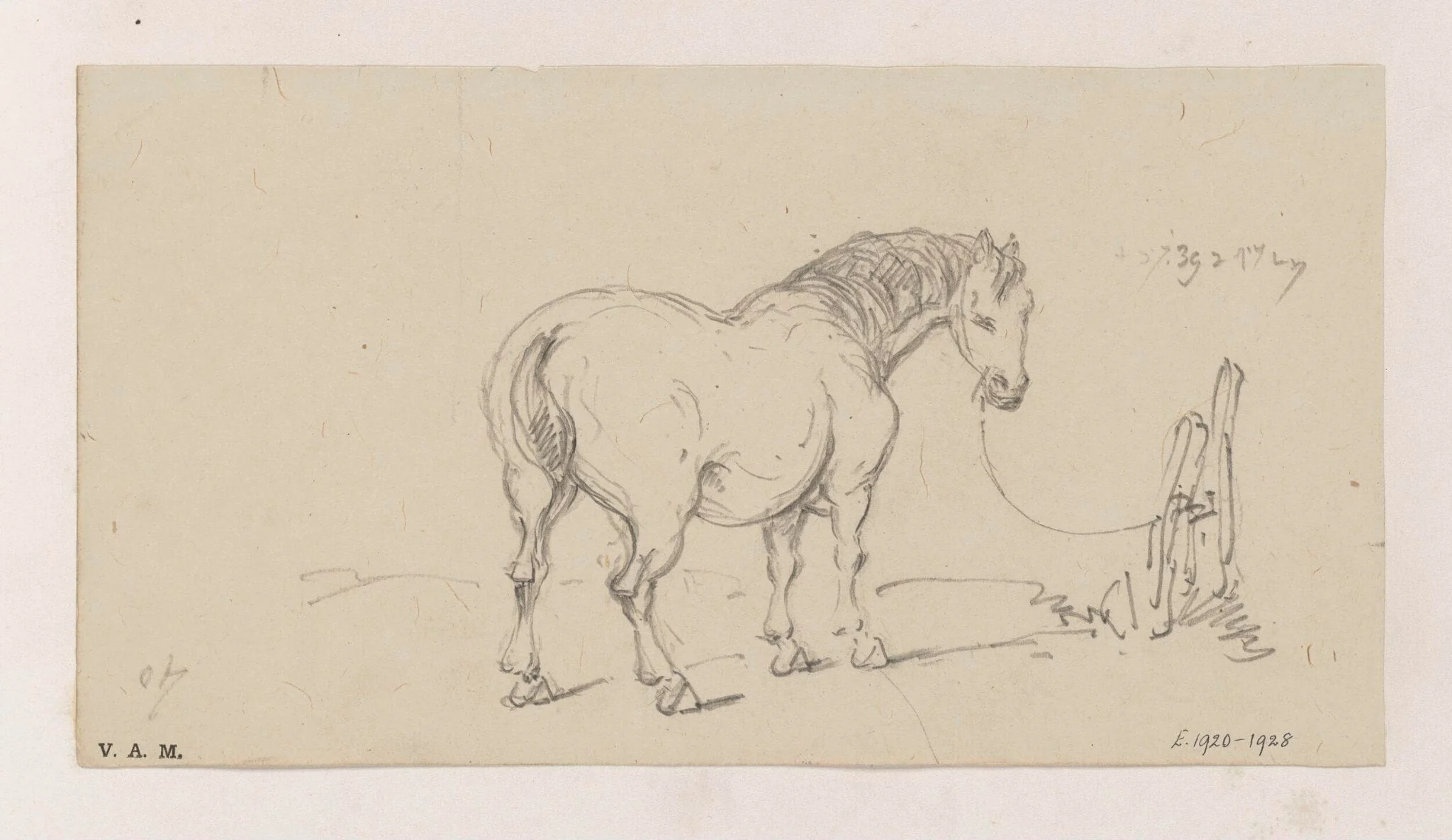 Mr Beale's horse, detail