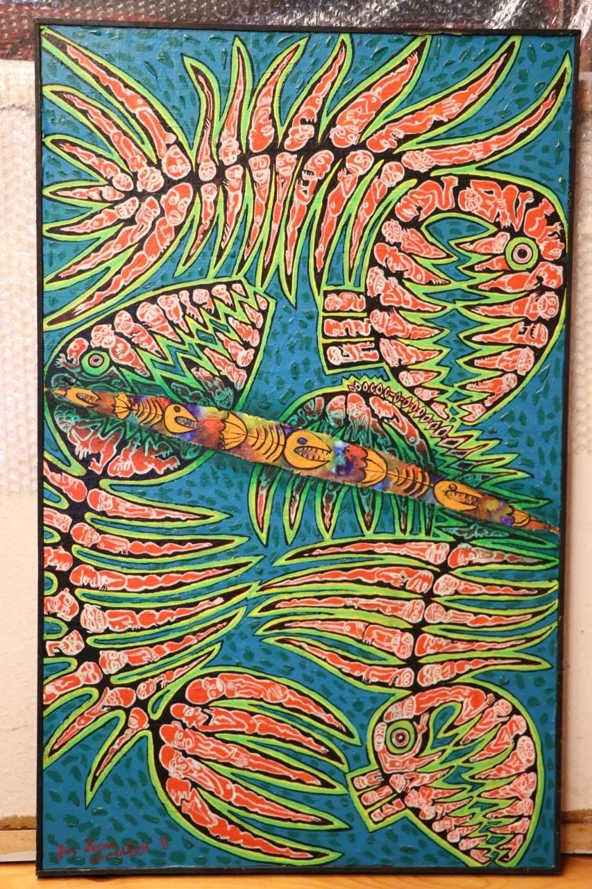 Schuldhess, Jörg Shimon - Gemälde, Dahinter ist kein Wunder, detail