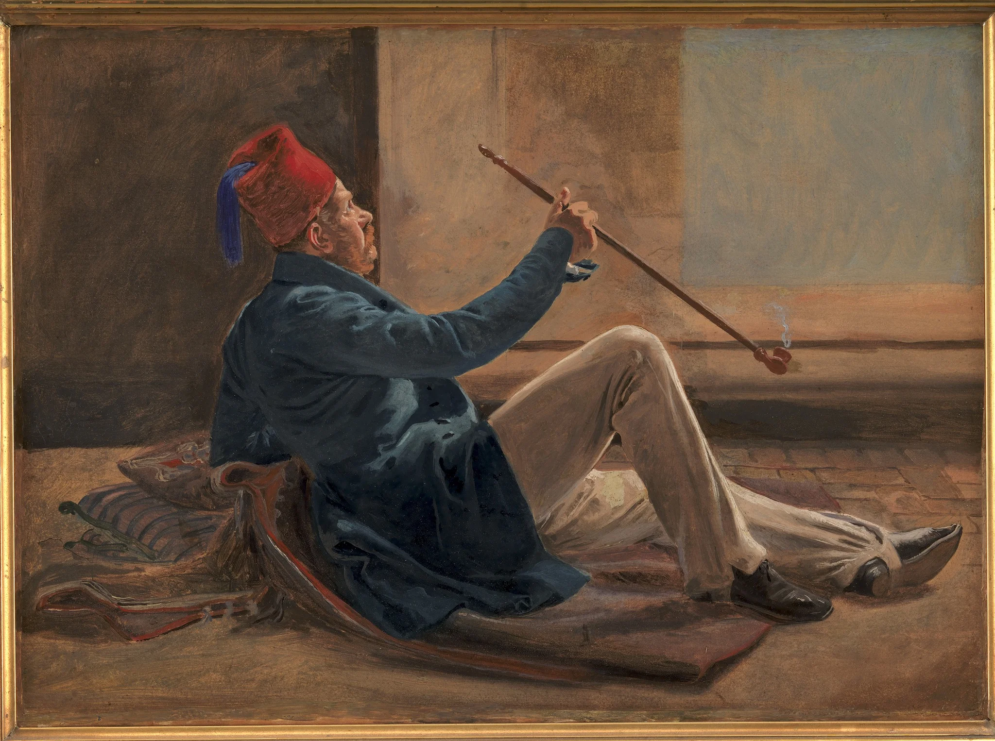 The Architect Gottlieb Bindesbøll, detail