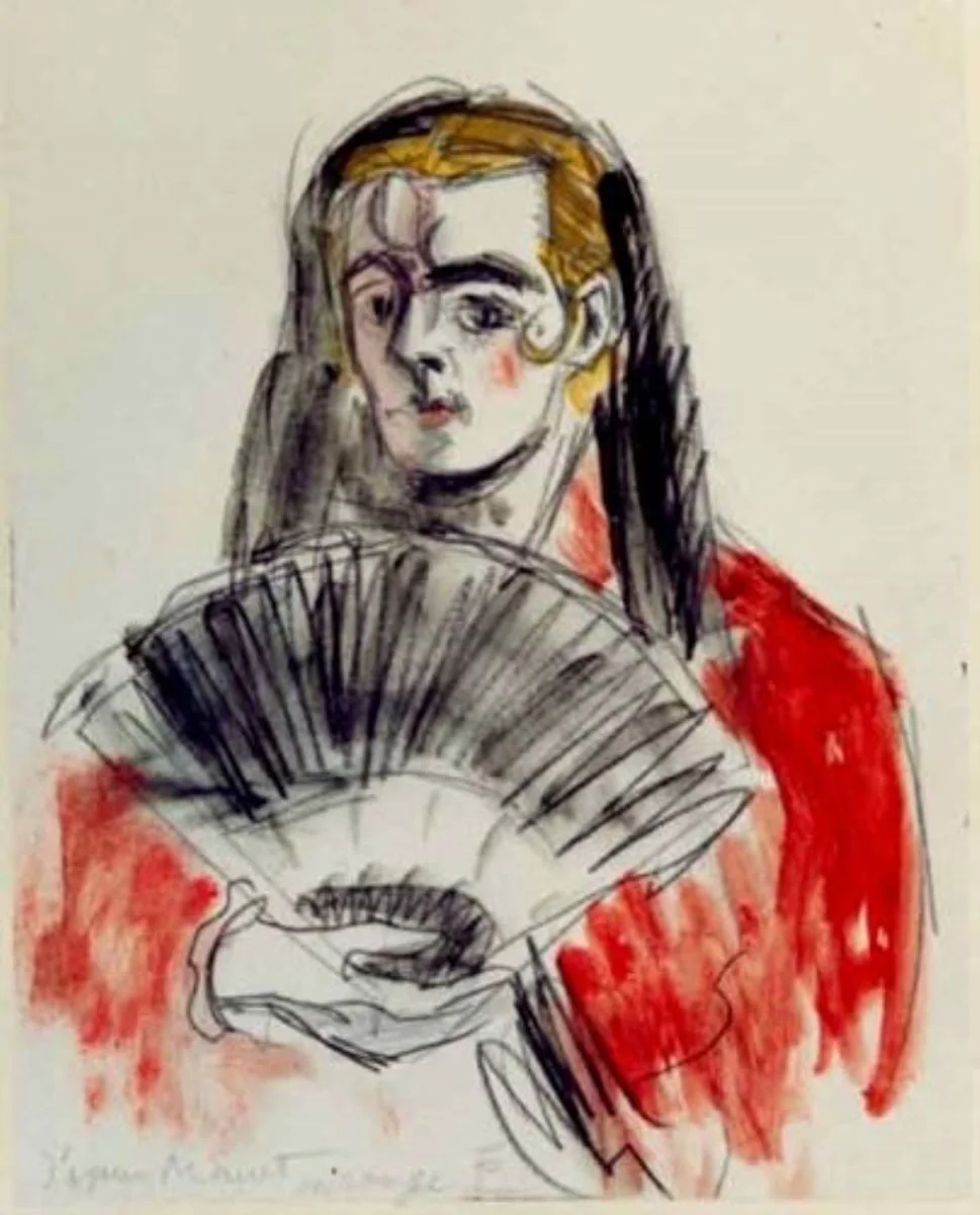 Spaniolă (după Manet), detail