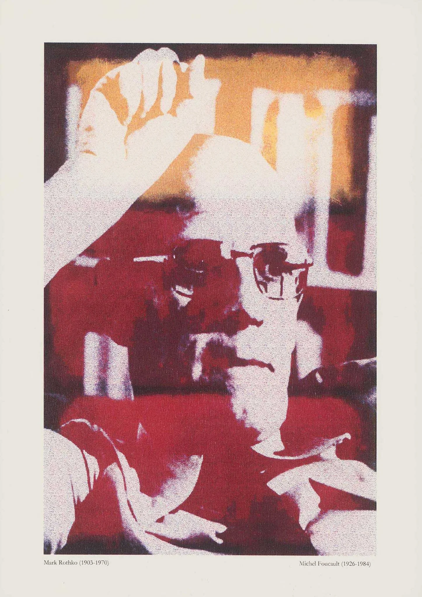 Mark Rothko (1903-1970)/Michel Foucault (1926-1984), detail