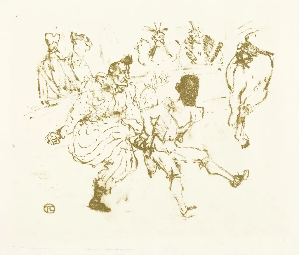 Footit and Chocolat (Footit et Chocolat), by French 19th Century, ink, 1850
