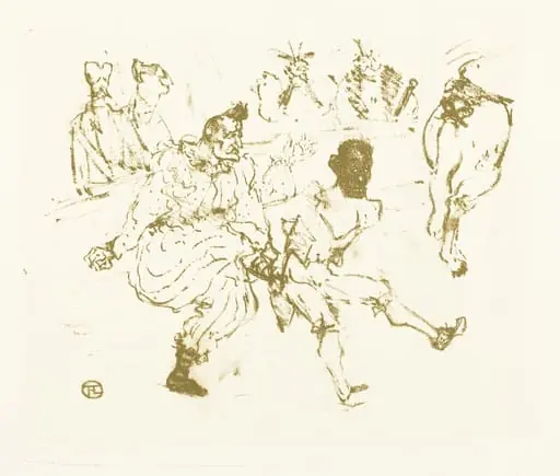 Footit and Chocolat (Footit et Chocolat), by French 19th Century, ink, 1850