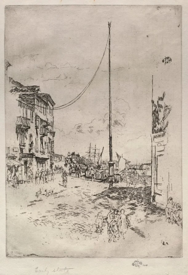 The Little Mast, detail