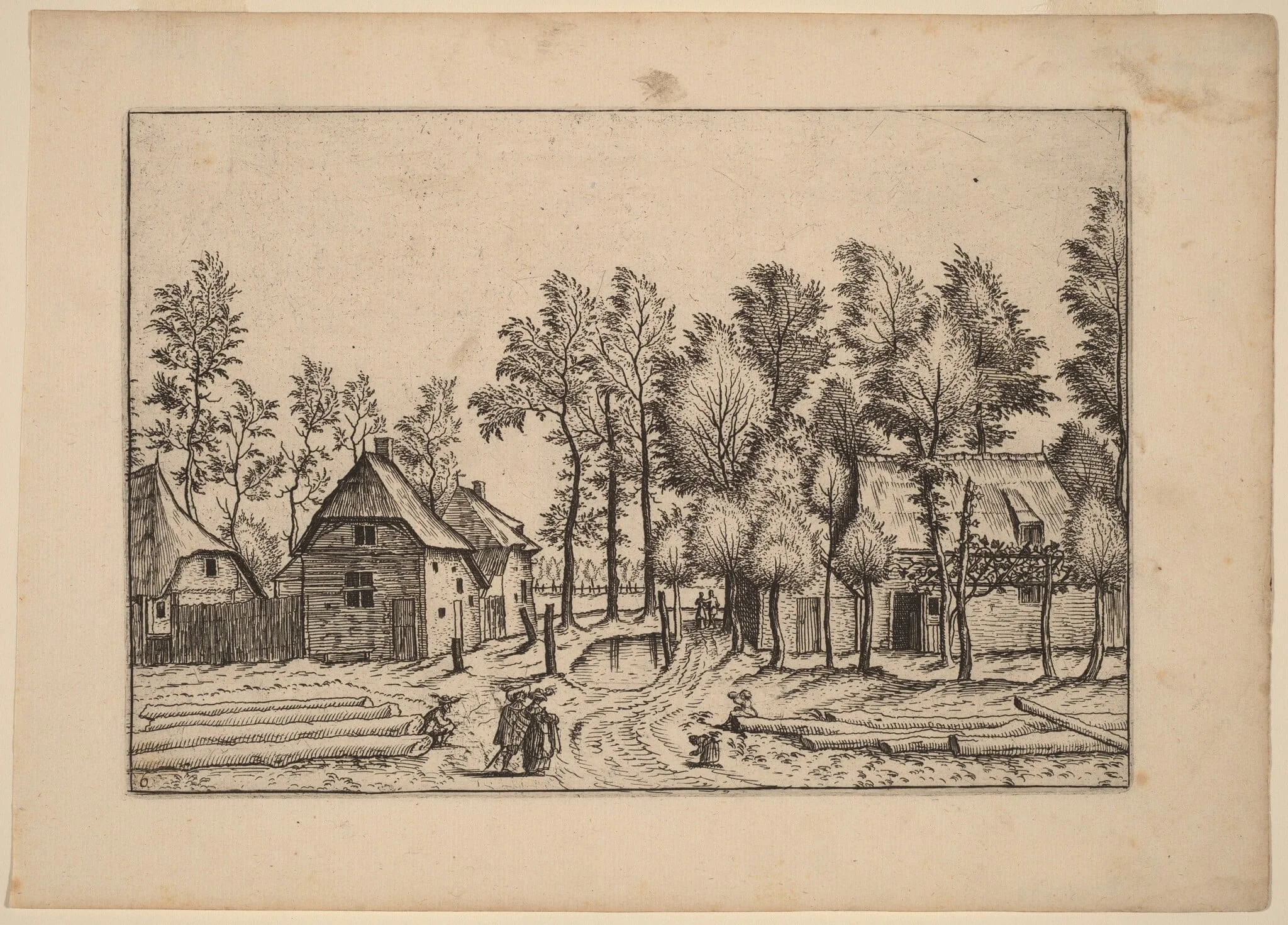 Village Street, detail