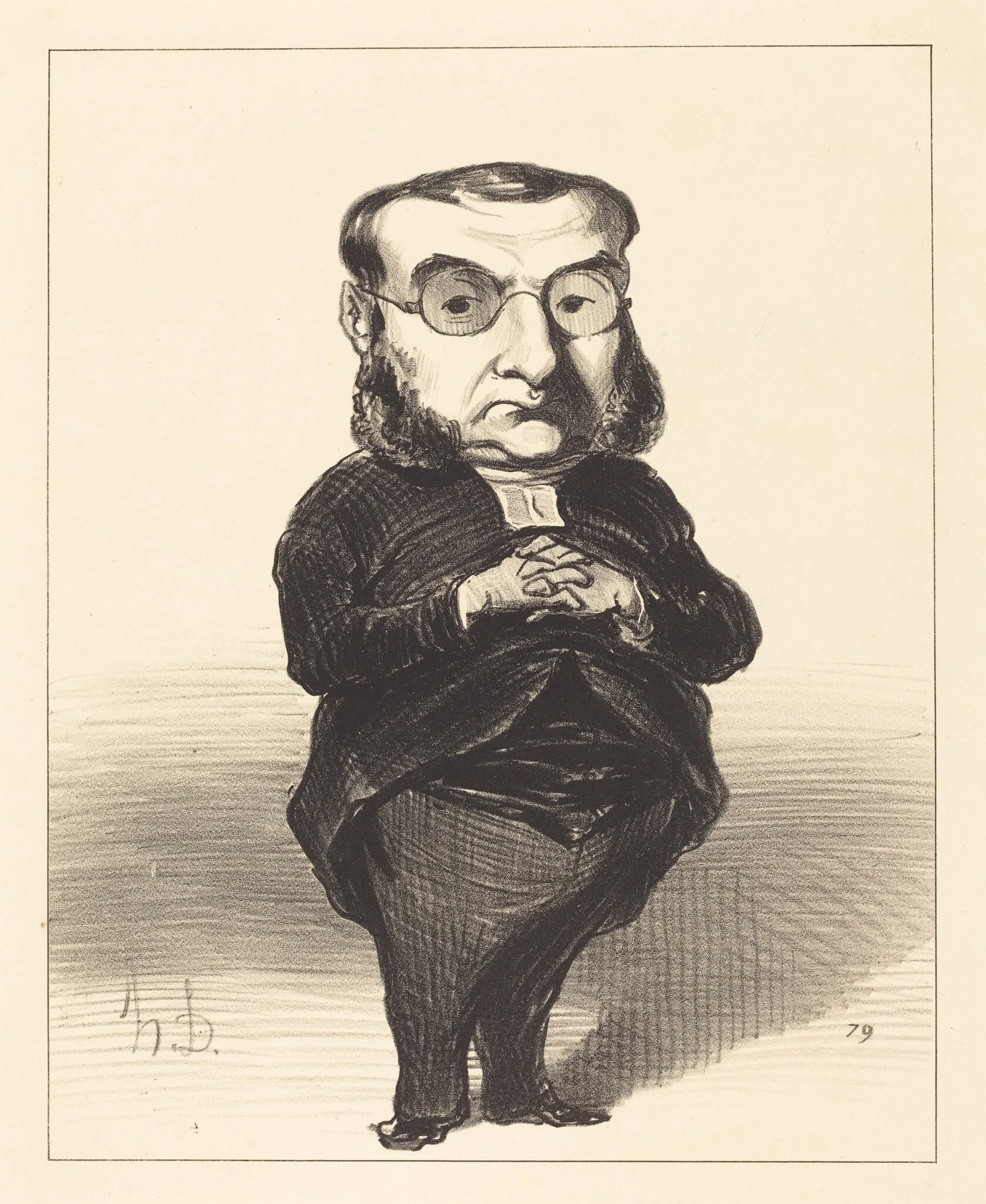 Ath. L. Charles Coquerel, detail