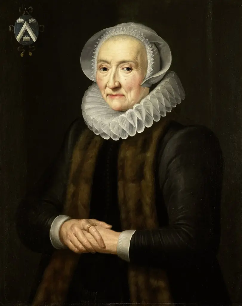 Portrait of Alid van der Laen (1542-1626), by Michiel Jansz van Mierevelt, oil