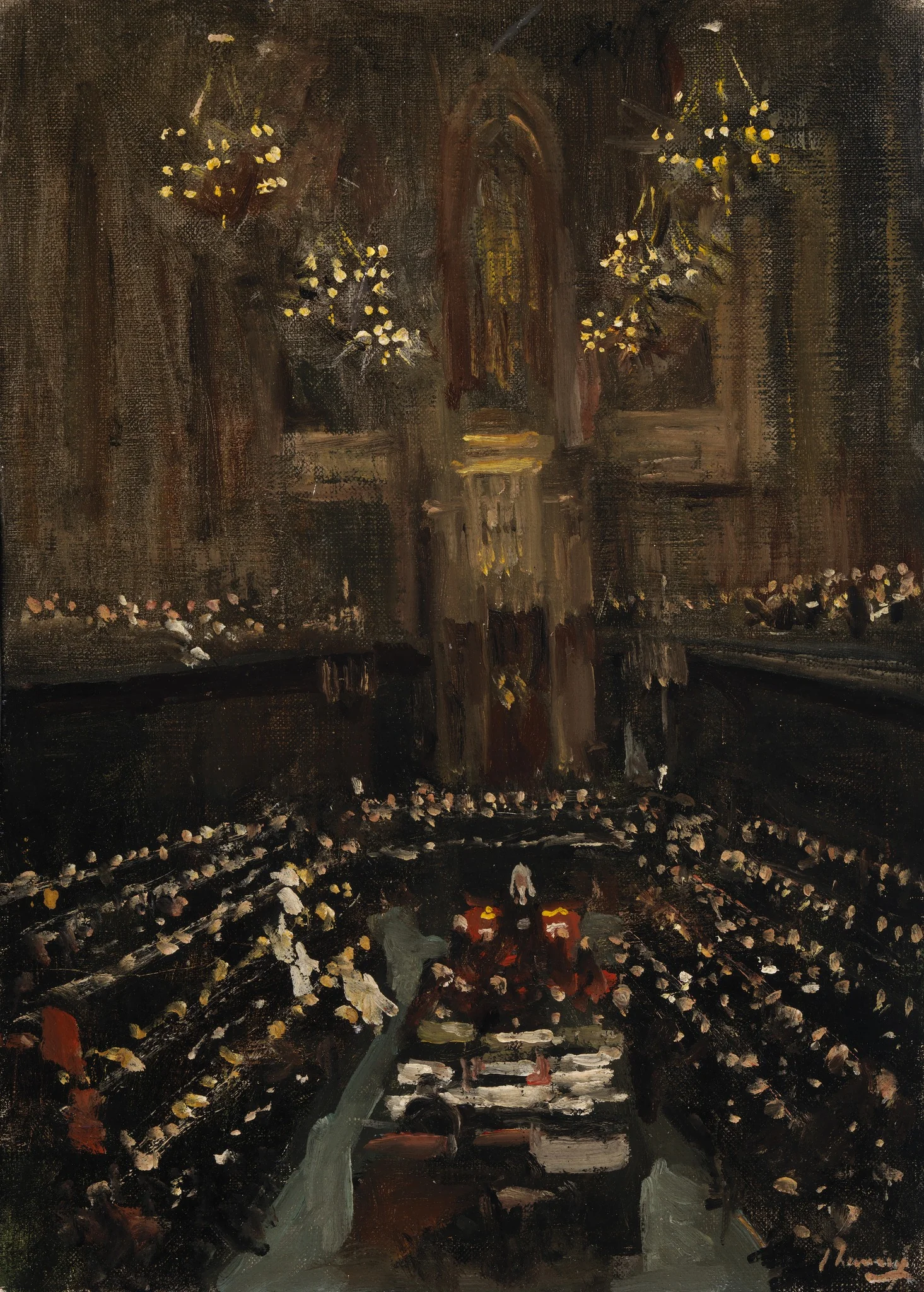 The Ratification of the Irish Treaty in the English House of Lords, 1921, detail