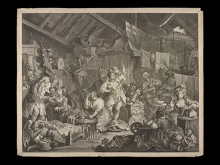 H Beard Print Collection, by William Hogarth, 25