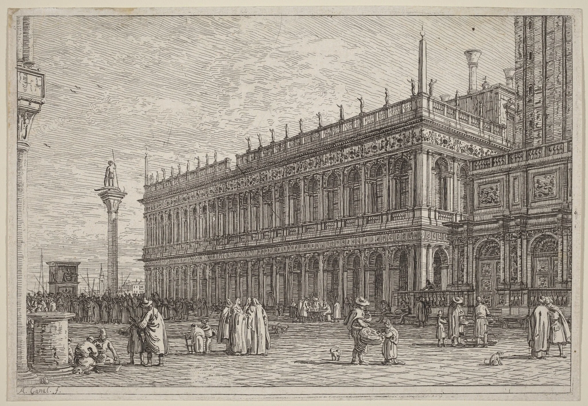 La libreria. V., detail