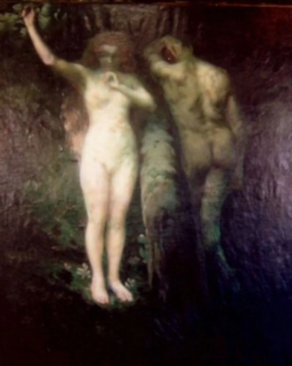 Adam și Eva, detail