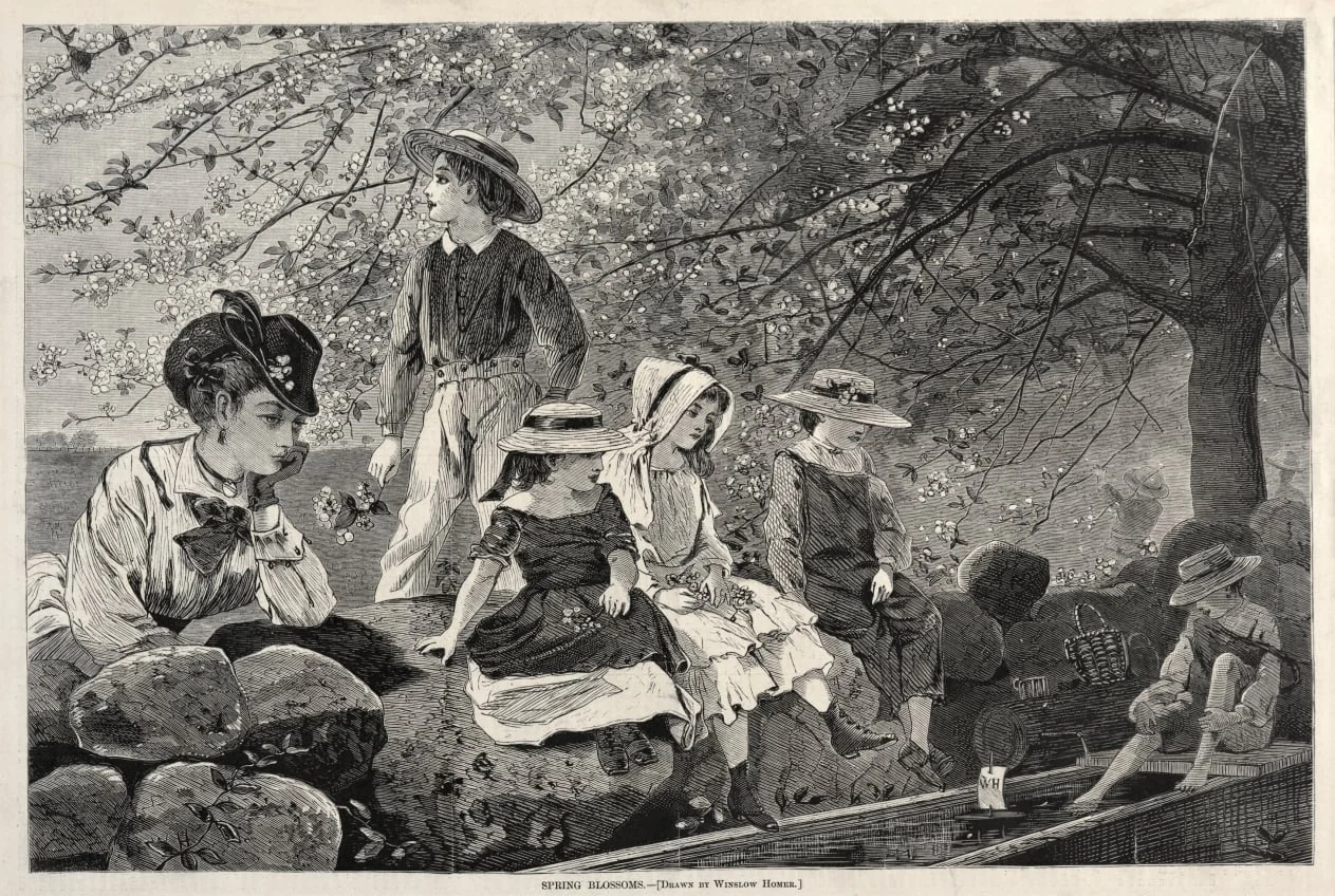 Spring Blossoms, detail
