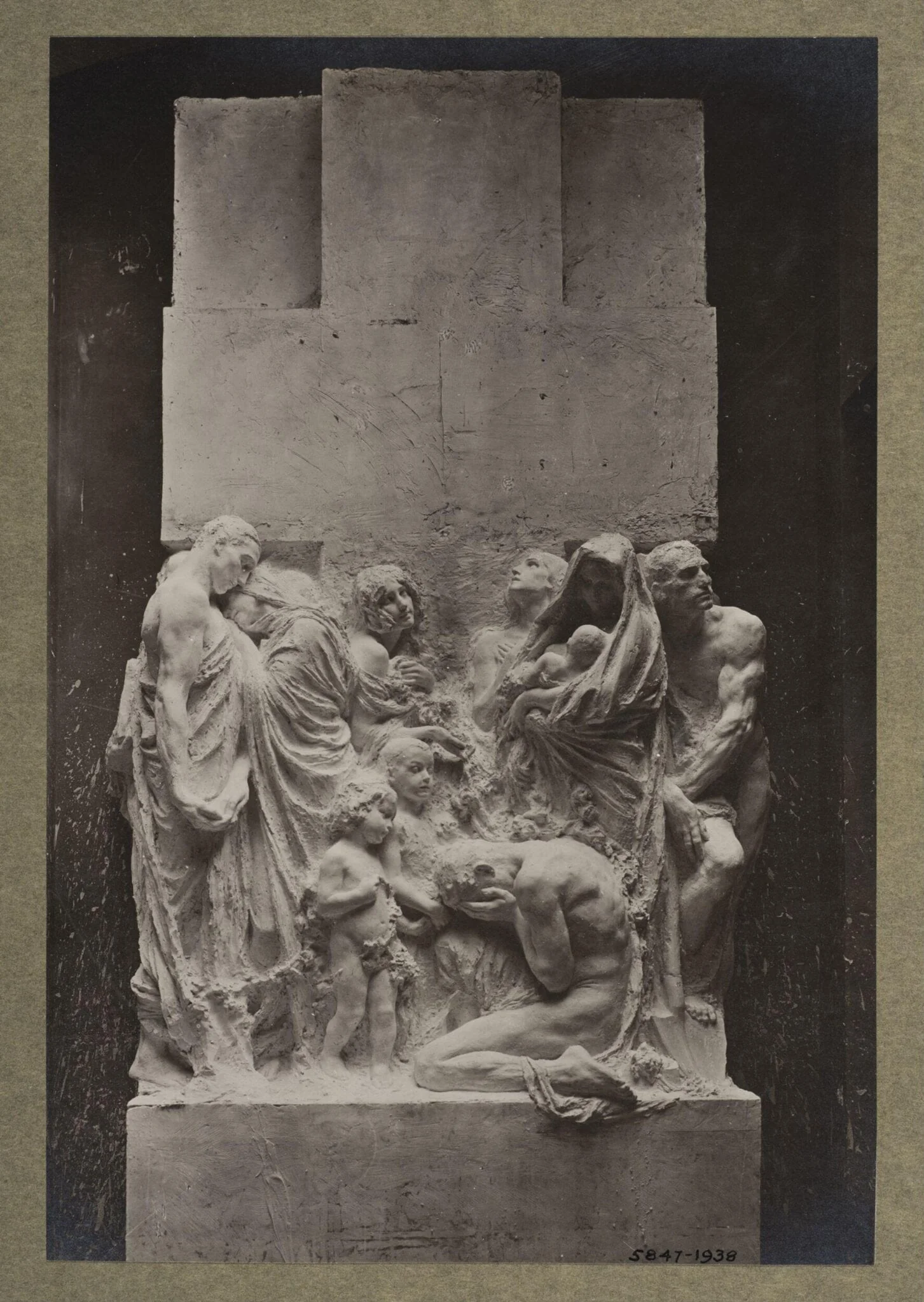 The Cross, detail