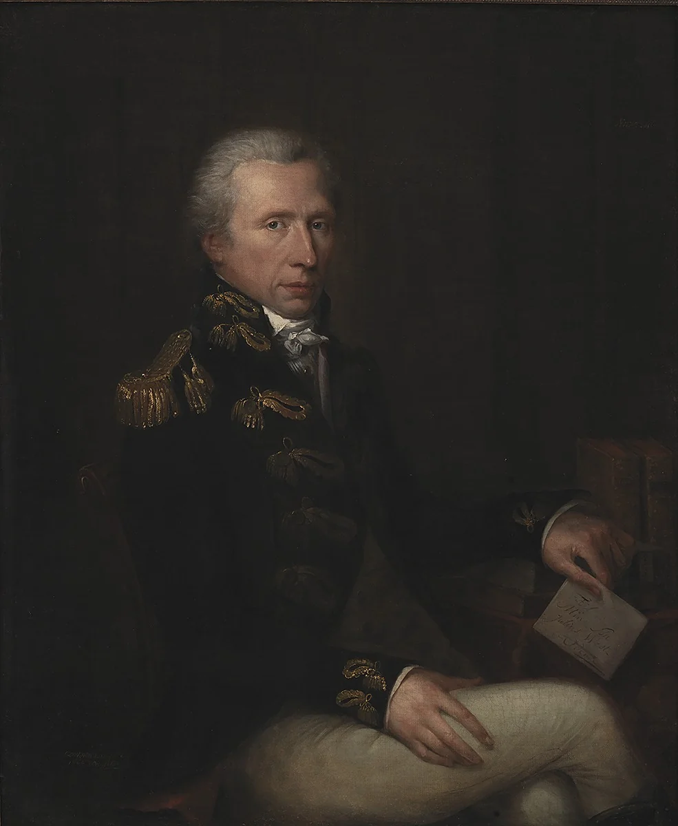 Portrait of the Collector Consul Hans West, detail