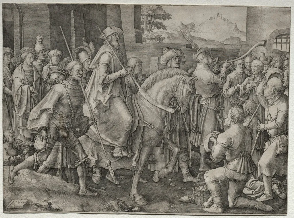 The Triumph of Mordecai, by Lucas van Leyden, 1515