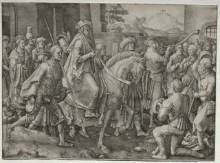 The Triumph of Mordecai, by Lucas van Leyden, 1515