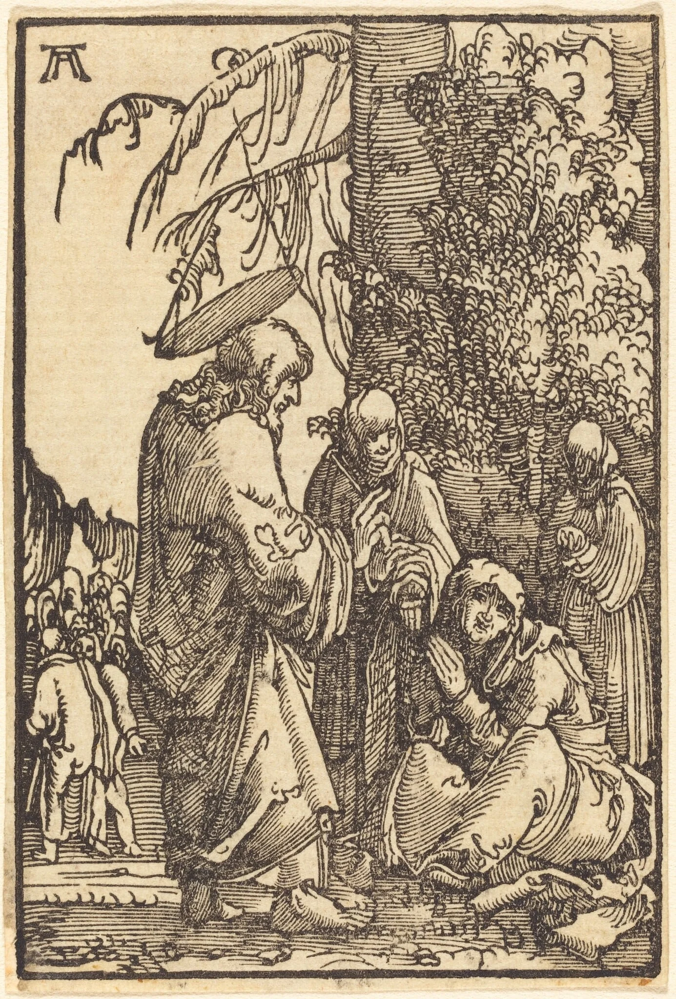 Christ Taking Leave of his Mother, detail