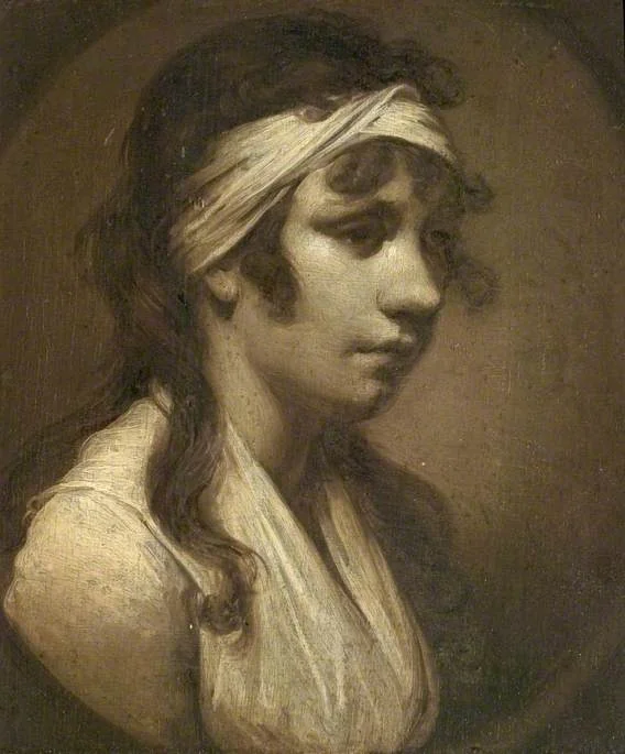 Harriet (1778–1860) (the artist's daughter), detail