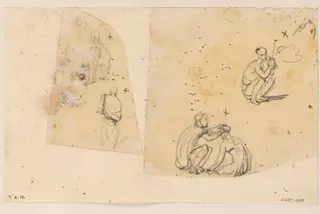 Indian figures, by George Chinnery, 16