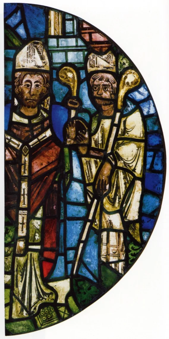 Saint Martial Founding the Cathedral of Saint-Pierre, detail