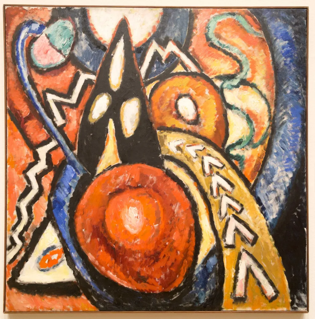 Movements, by Marsden Hartley, oil, 1913