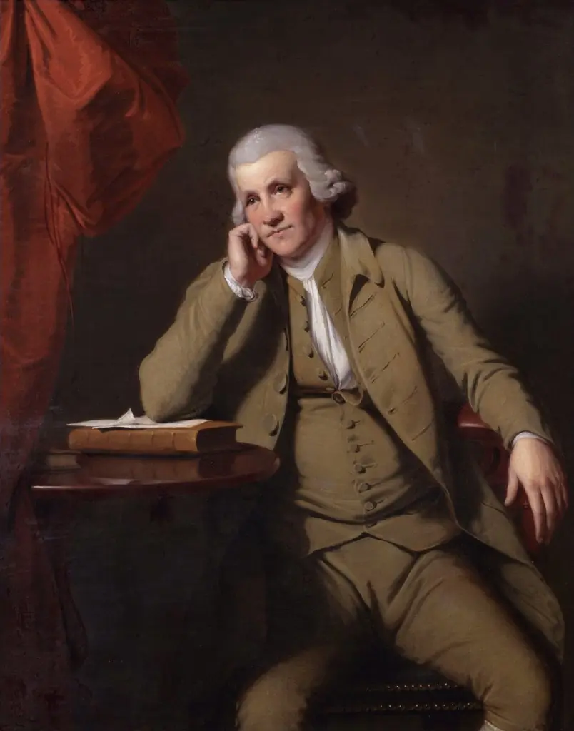 Jedediah Strutt, by Joseph Wright of Derby, oil, 1796