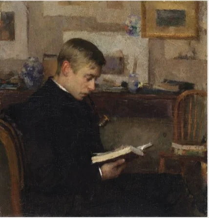 Portrait of Stephen Gwynn (1864-1950), Author, detail