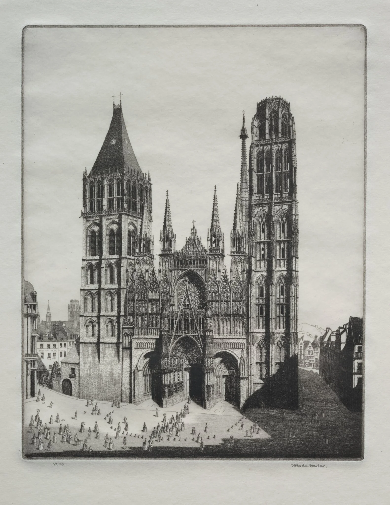Rouen Cathedral, detail