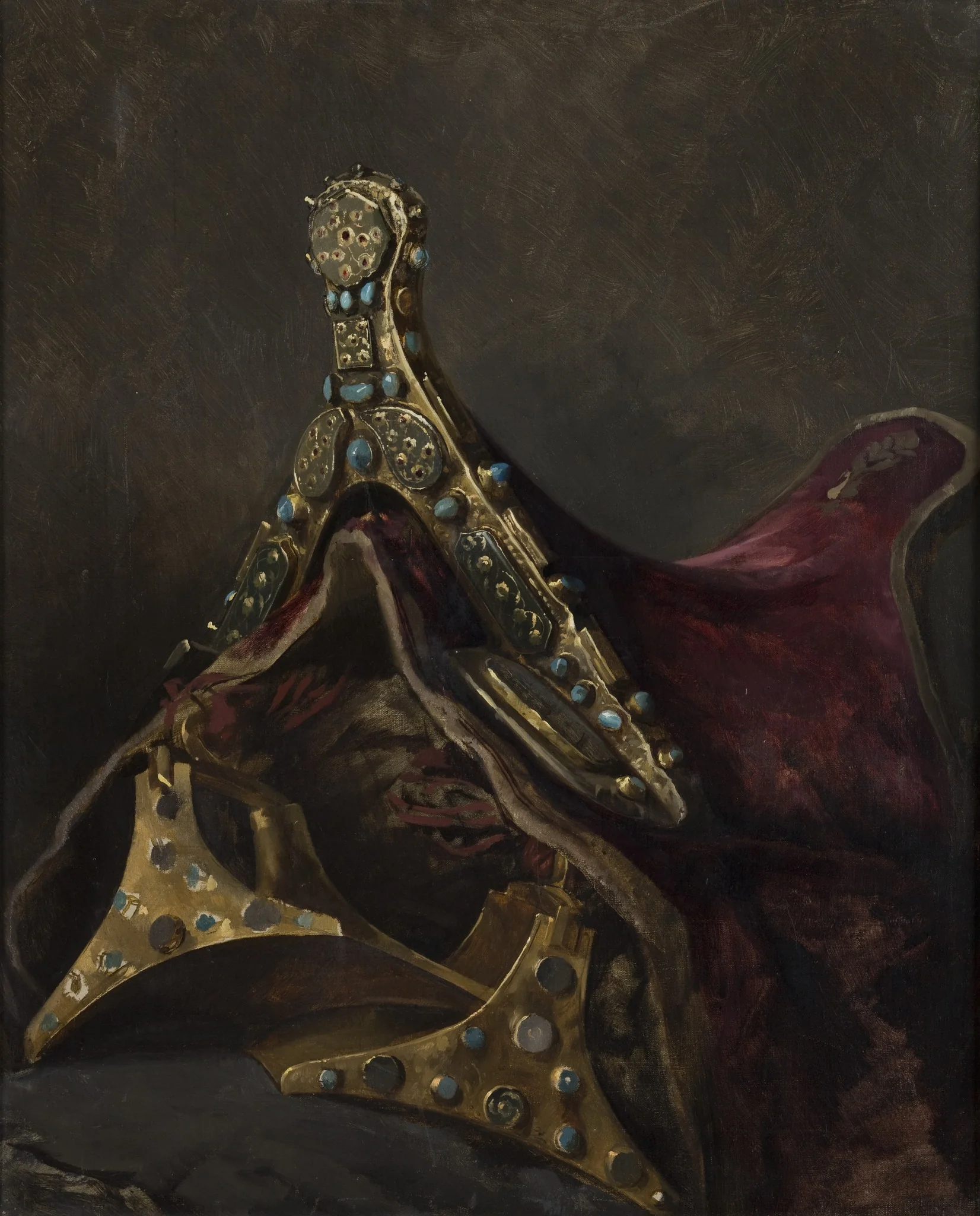 Study of Stirrups and a Saddle, detail