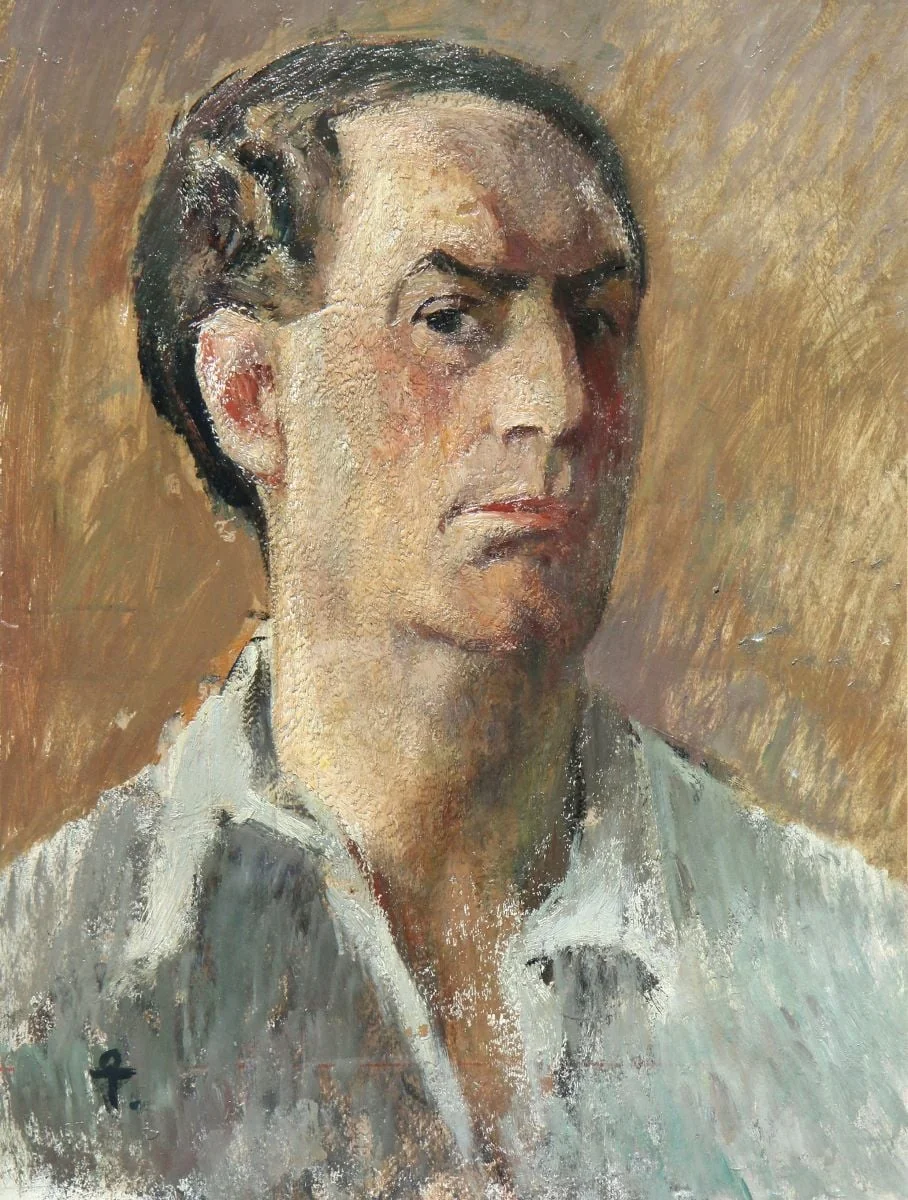 Autoportret Ion Theodorescu-Sion, detail