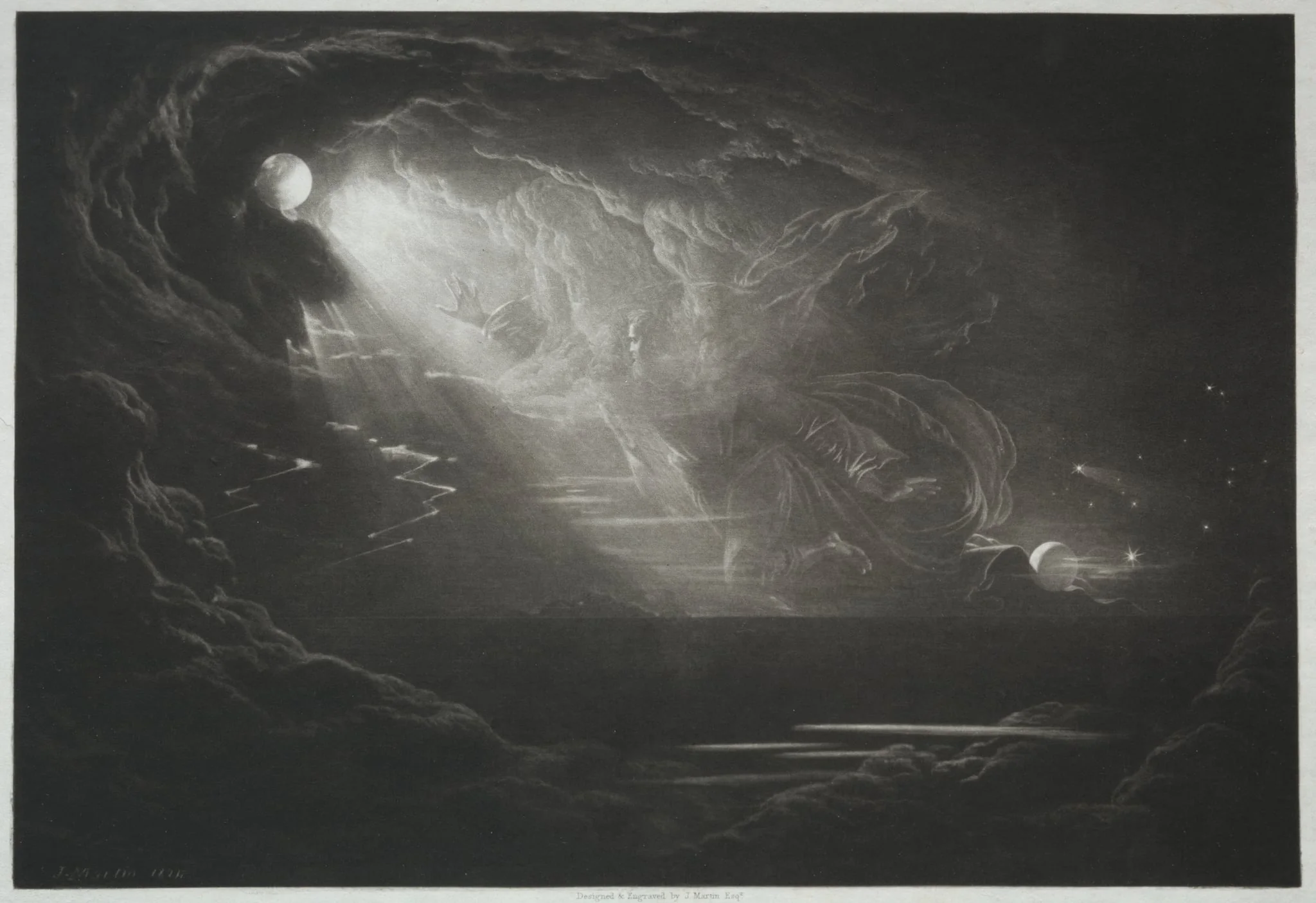 Paradise Lost: The Creation of Light, detail