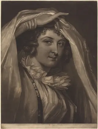 Clara, by John Raphael Smith, ink, 1797