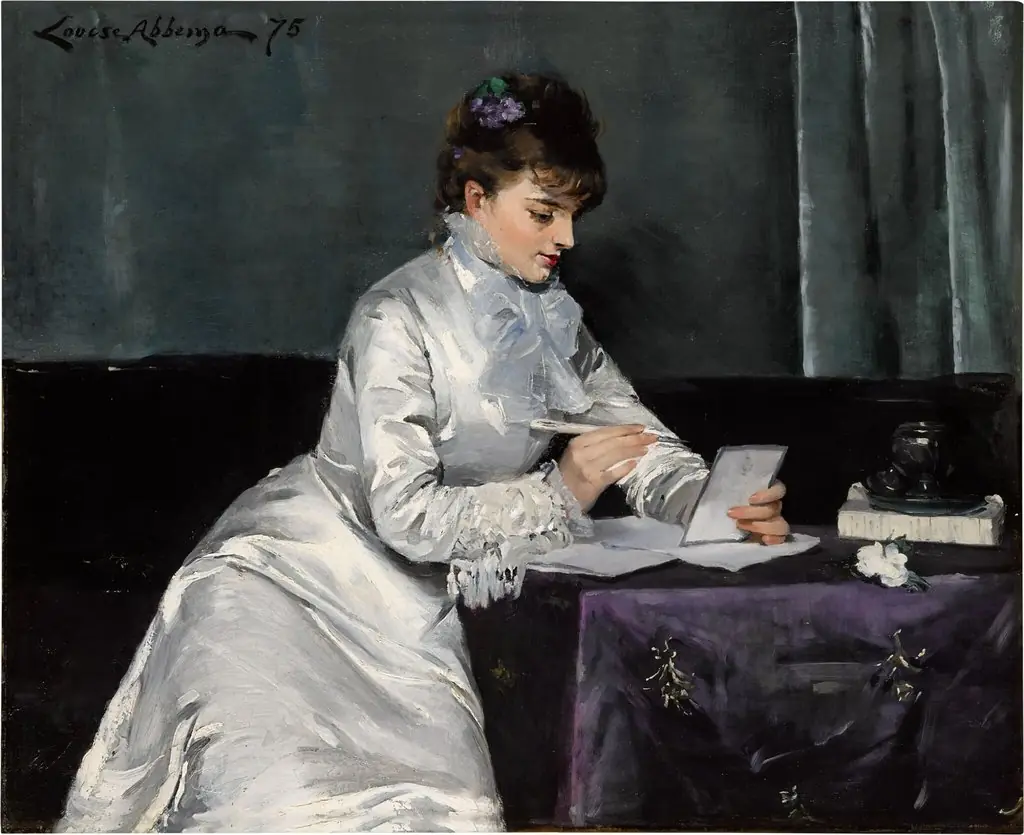 Renée Delmas de Pont-Jest, by Louise Abbéma, oil, 1875