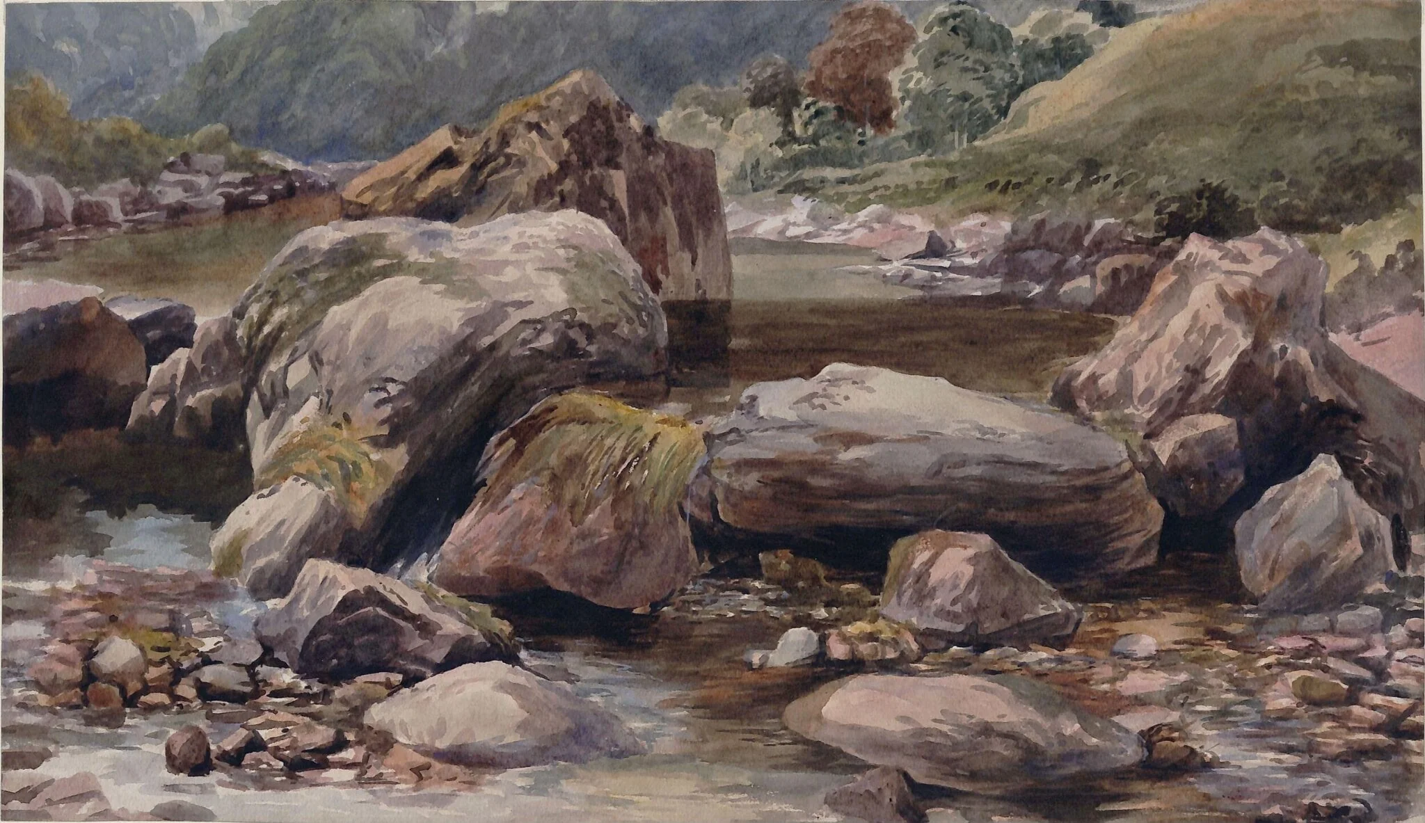 Bed of a Stream, detail