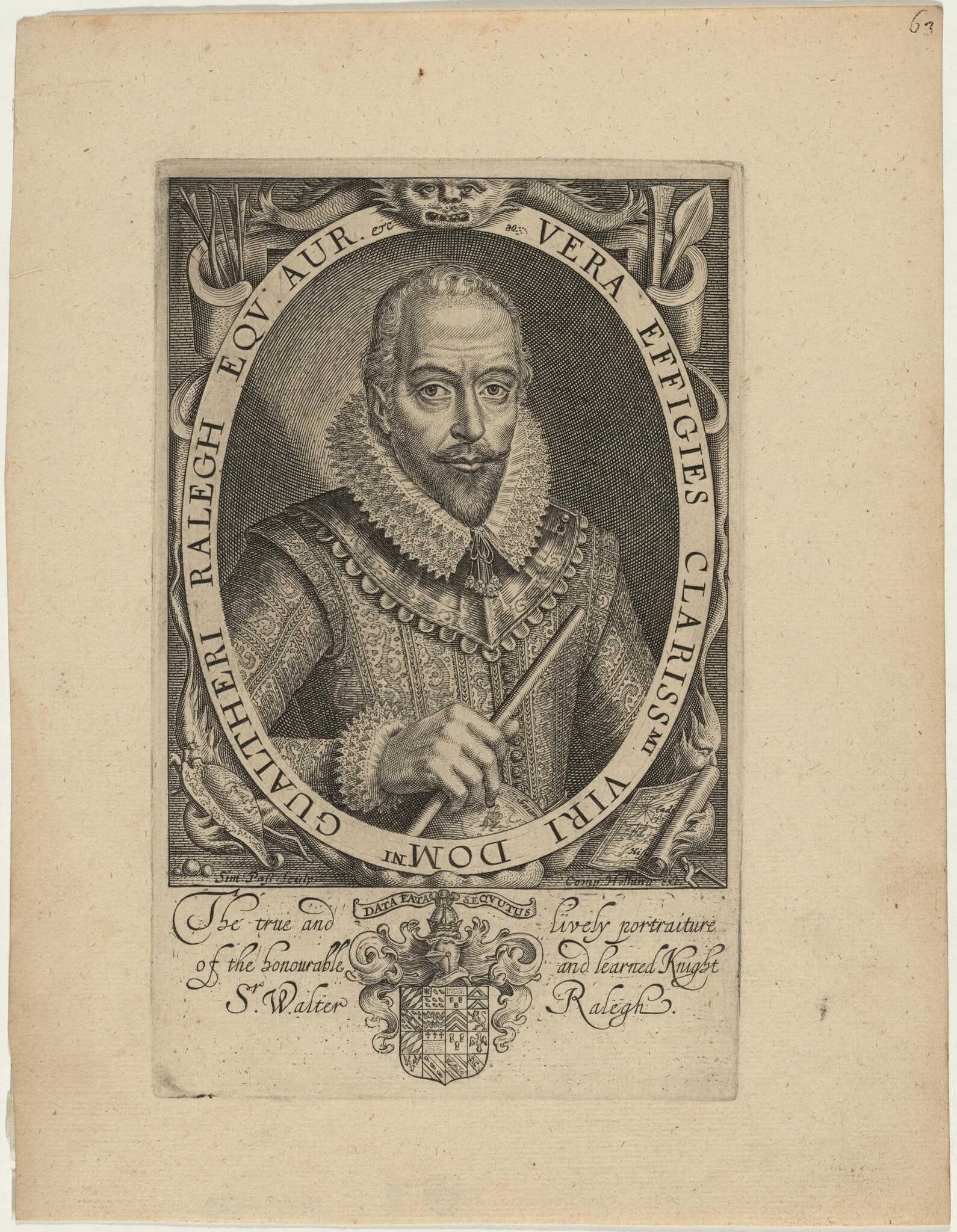 Sir Walter Raleigh, detail