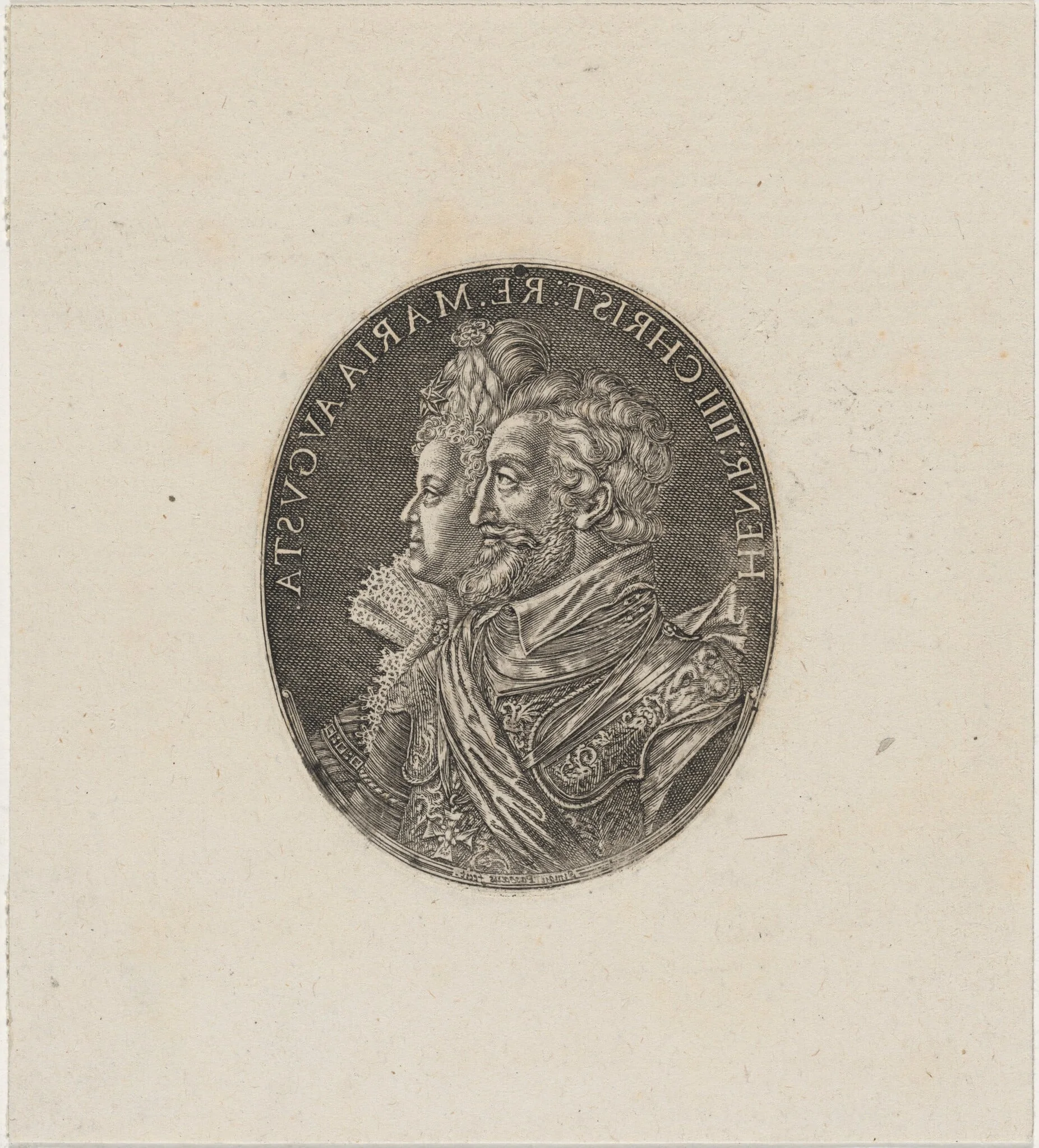 Henry IV and Maria de Medici, detail