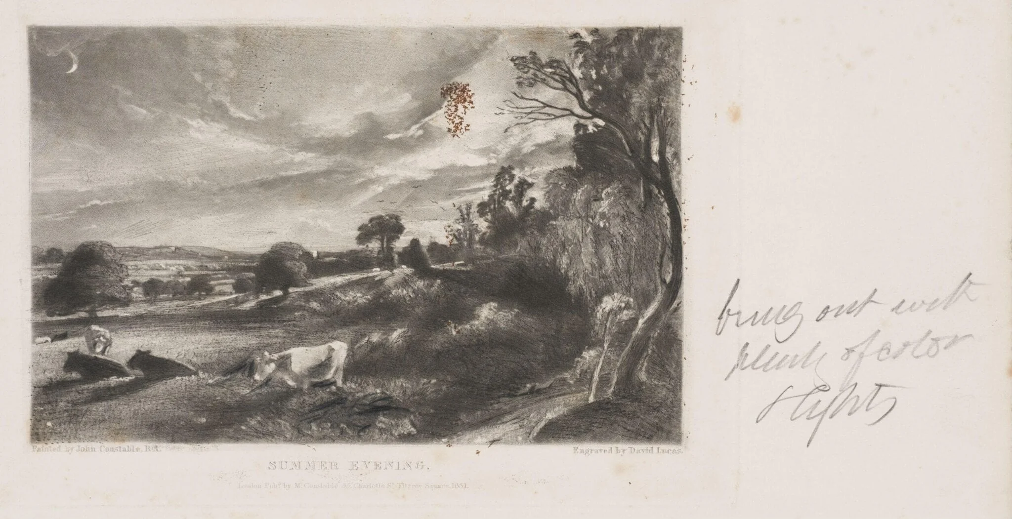 SUMMER EVENING, detail