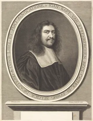 Jean-Baptiste van Steenberghen, by Robert Nanteuil, ink, 1668