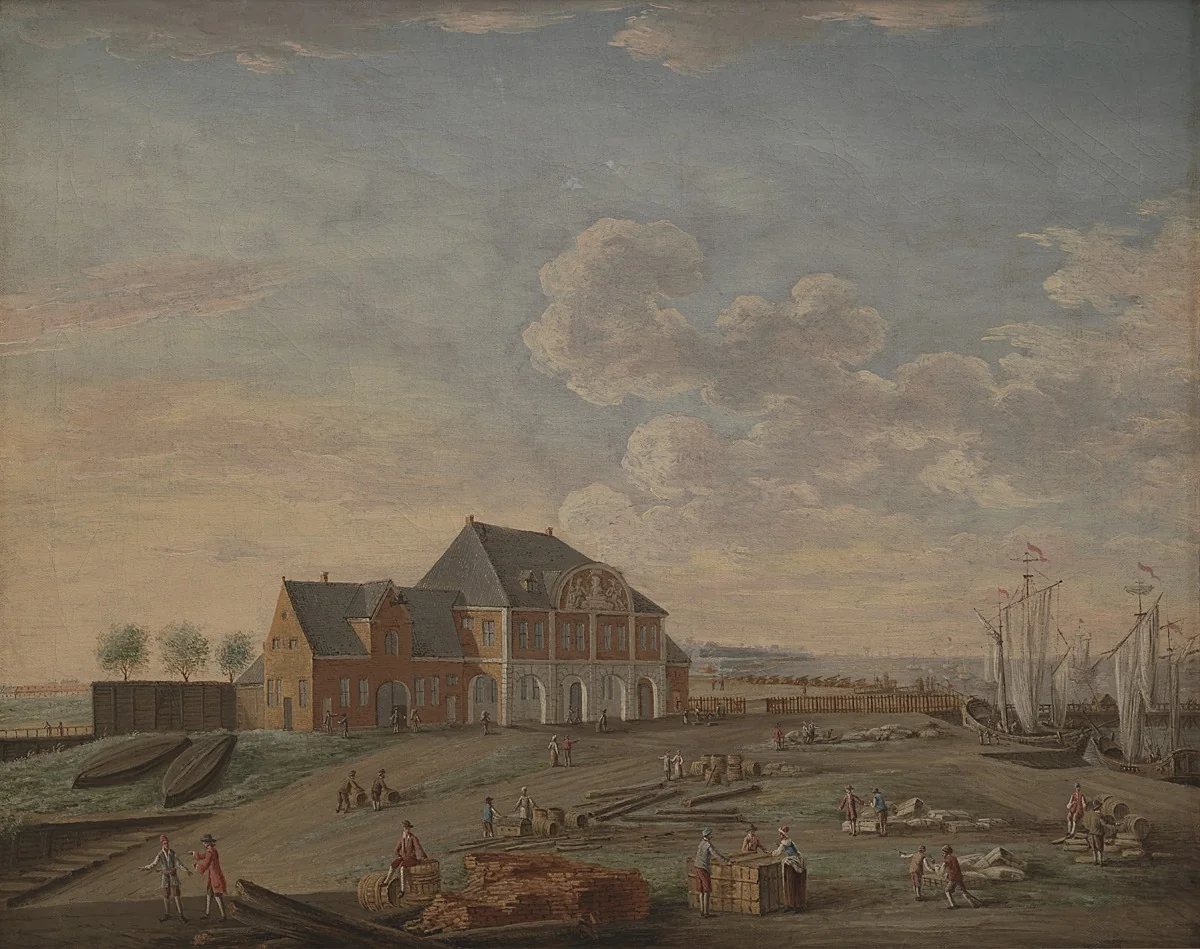 The Custom House of Copenhagen, detail